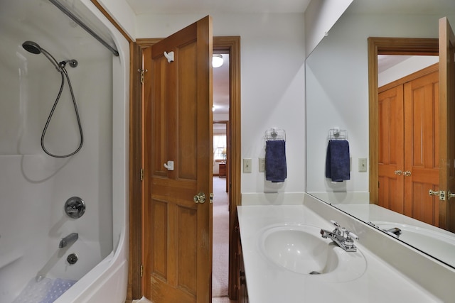 8871 Patterson Rd, Hilliard, OH 43026 - full bath featuring tub / shower combination and vanity