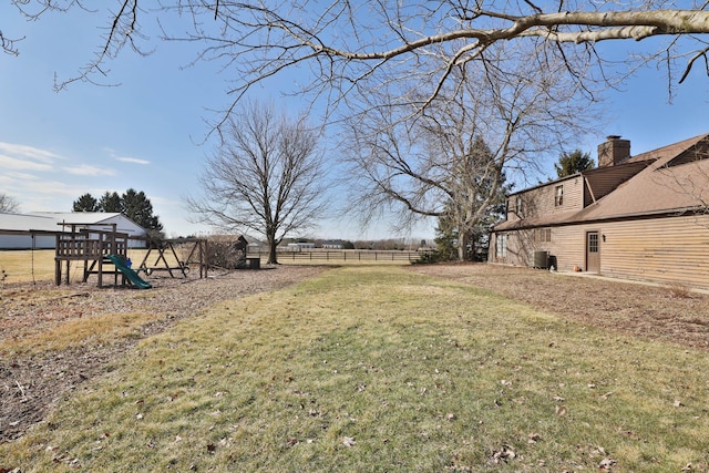 8871 Patterson Rd, Hilliard, OH 43026 - view of yard featuring a playground