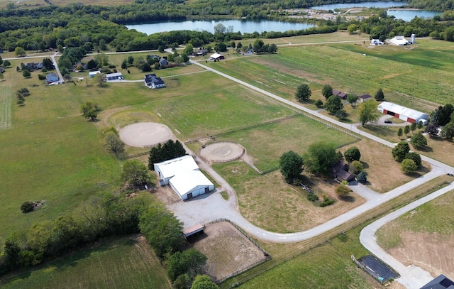 8871 Patterson Rd, Hilliard, OH 43026 - aerial view of sparsely populated area with a large body of water