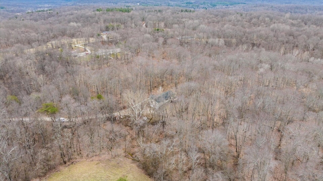 aerial view with a view of trees