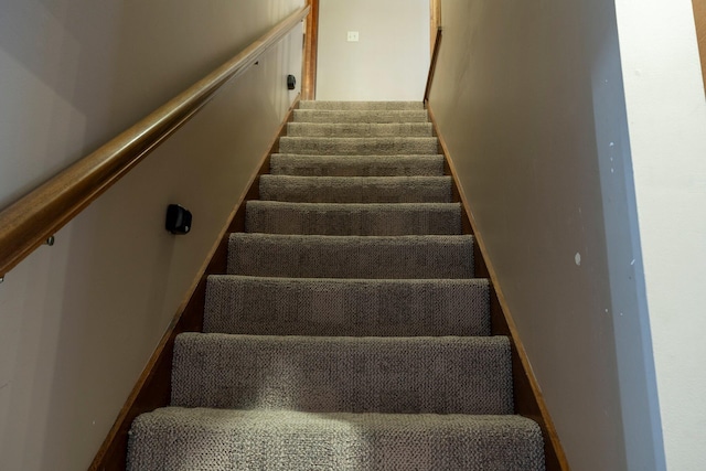 view of staircase