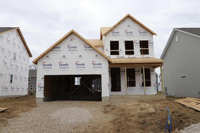 view of property under construction