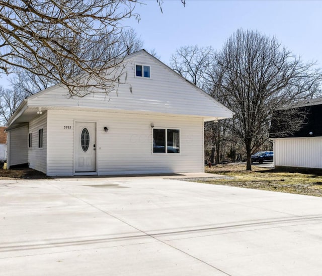 exterior space with driveway