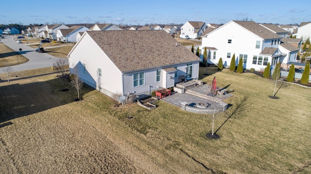 birds eye view of property featuring a residential view