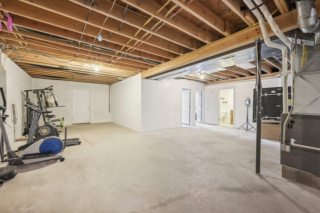 view of workout room