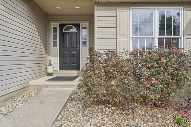 view of property entrance