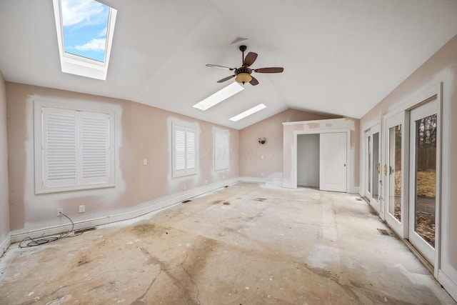 bonus room with vaulted ceiling