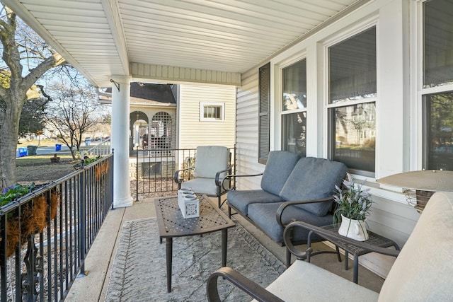 view of patio / terrace featuring a porch