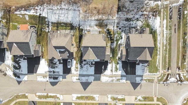 drone / aerial view featuring a residential view