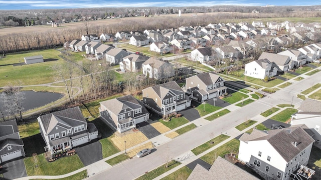 1241 Mcclish Ct, Grove City, OH 43123 - aerial perspective of suburban area with a nearby body of water