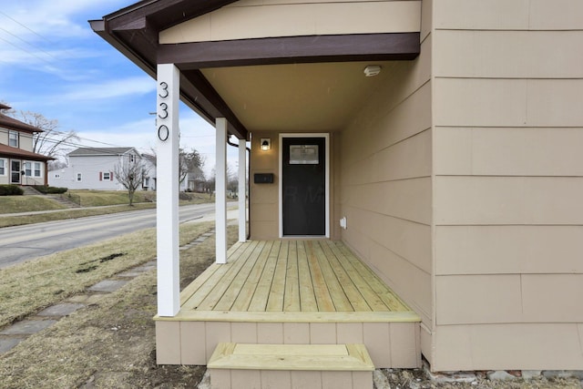 view of entrance to property