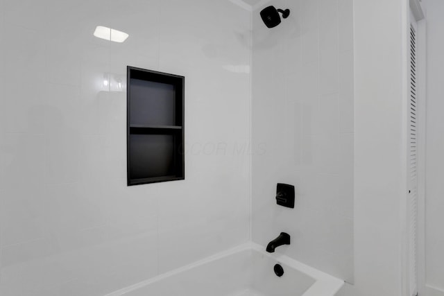 full bathroom with  shower combination