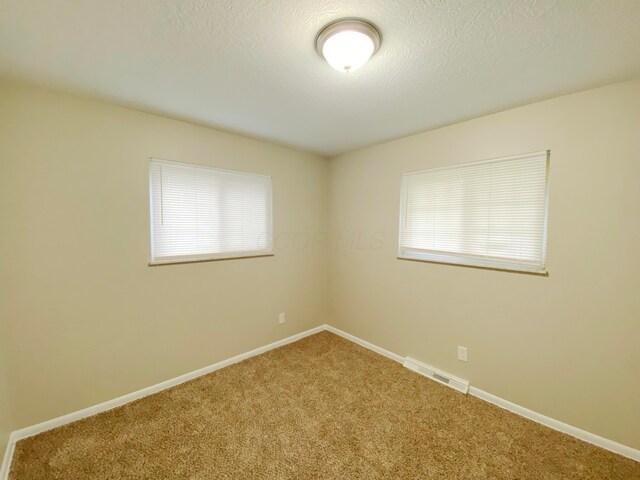 1309 Shanley Dr, Columbus, OH 43224 - carpeted empty room with baseboards and a textured ceiling