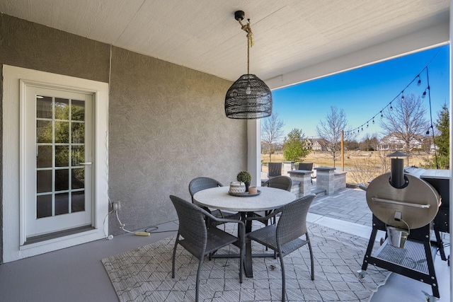 view of patio / terrace with outdoor dining space