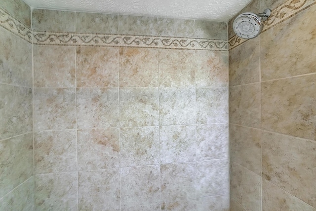 room details with tiled shower