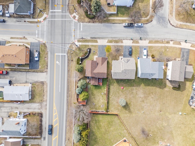 birds eye view of property featuring a residential view