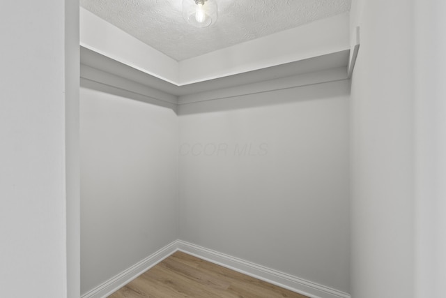 spacious closet with wood finished floors