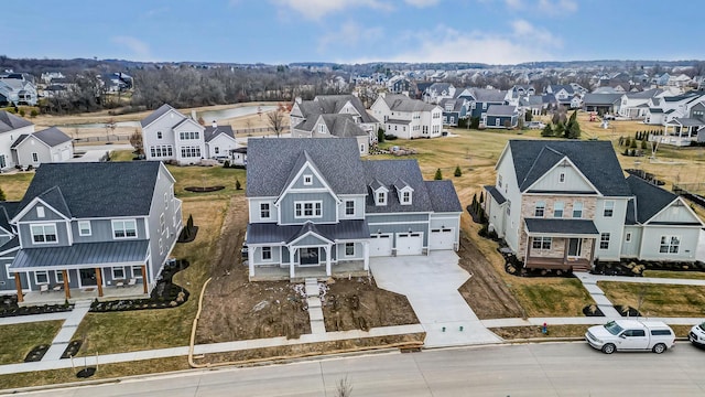 bird's eye view featuring a residential view