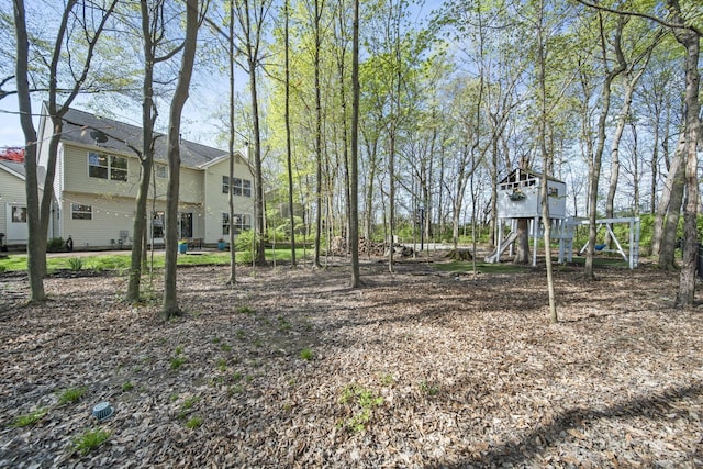 view of yard with playground community