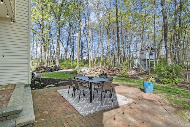 view of patio / terrace with outdoor dining space