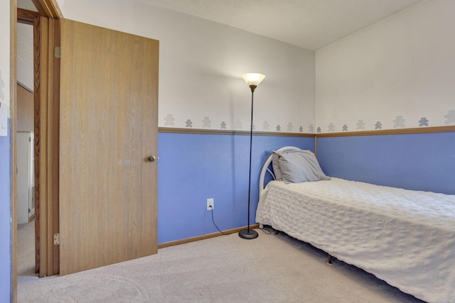 bedroom with carpet flooring