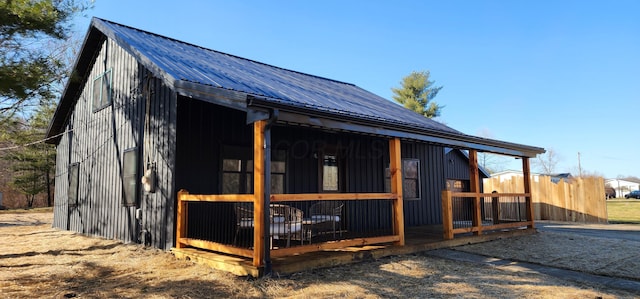 view of outbuilding with an outdoor structure