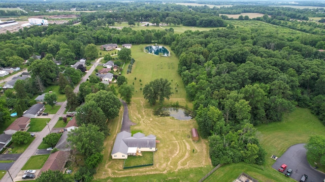 1025 Edison Ave, Marion, OH 43302 - aerial view of property and surrounding area with a nearby body of water