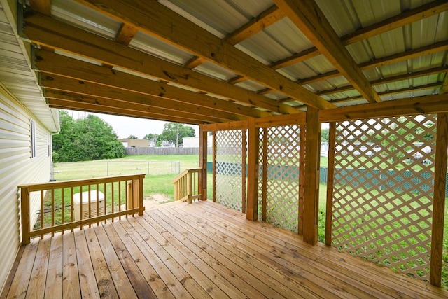 1025 Edison Ave, Marion, OH 43302 - view of deck
