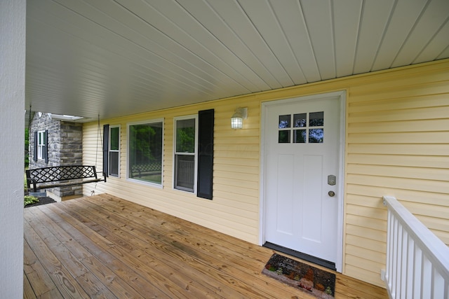 1025 Edison Ave, Marion, OH 43302 - view of wooden terrace