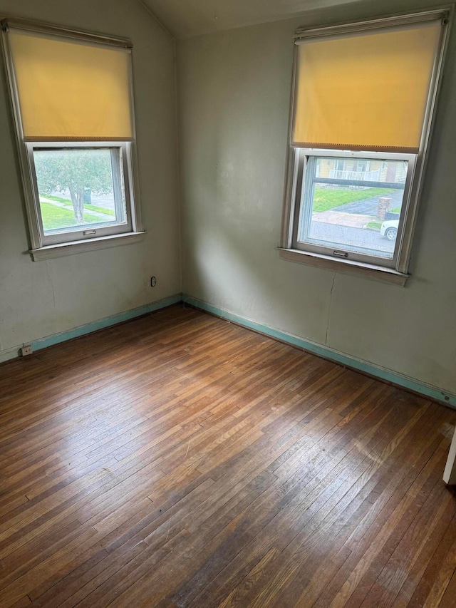 1767 Forest St, Columbus, OH 43206 - spare room featuring healthy amount of natural light, hardwood / wood-style flooring, and baseboards