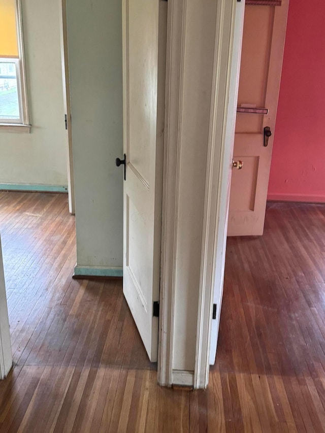 1767 Forest St, Columbus, OH 43206 - hall featuring hardwood / wood-style flooring and baseboards