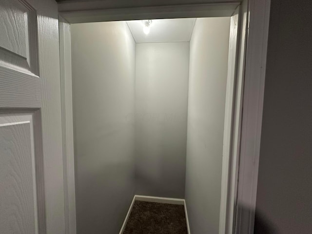 room details with baseboards and carpet