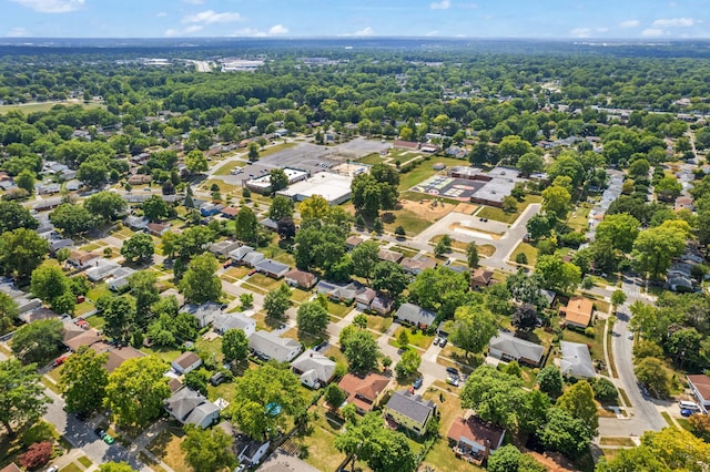 drone / aerial view featuring a residential view