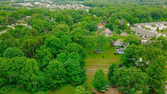 bird's eye view featuring a residential view