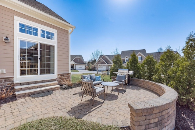 view of patio / terrace featuring outdoor lounge area