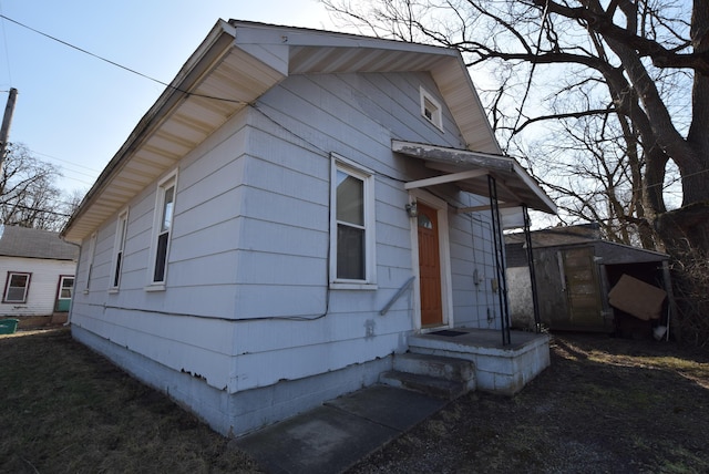 view of front of home