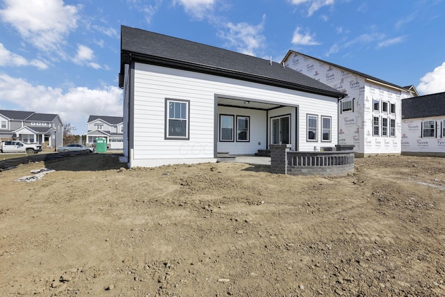 view of rear view of property