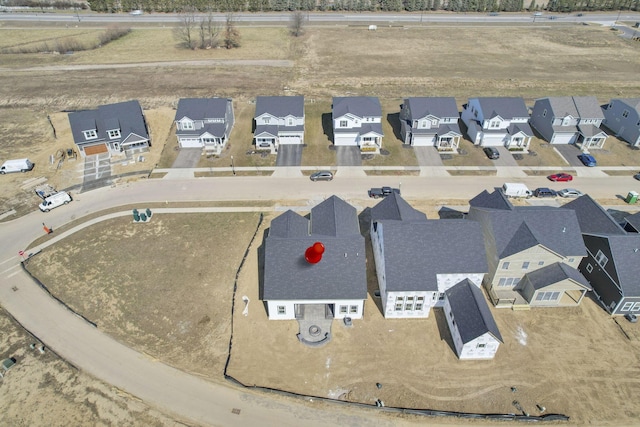 birds eye view of property featuring a residential view