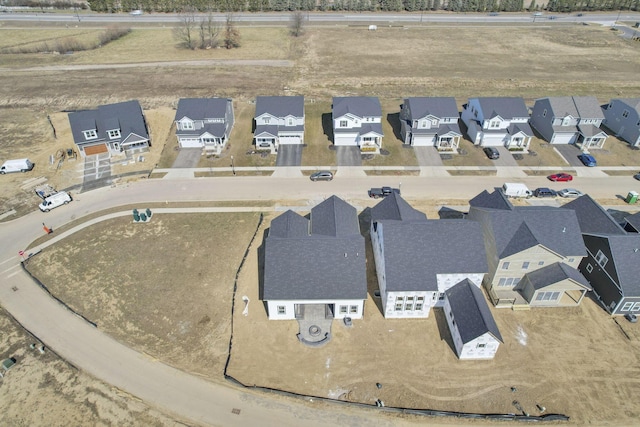 bird's eye view featuring a residential view