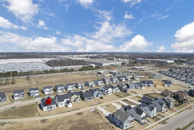 birds eye view of property featuring a residential view