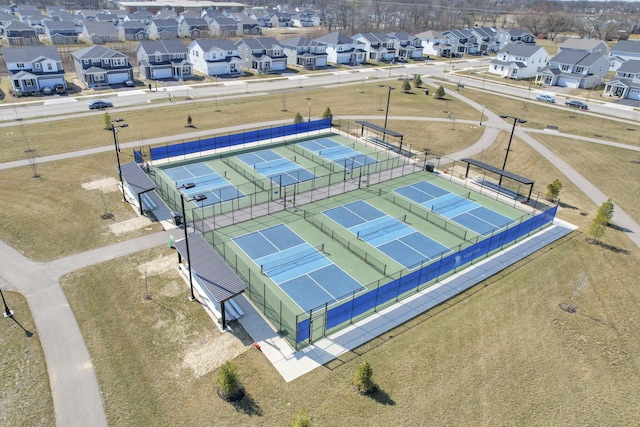 birds eye view of property featuring a residential view