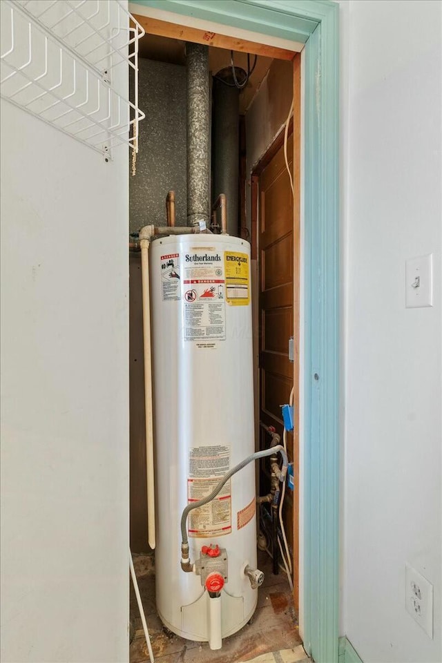 utilities featuring water heater