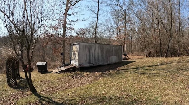 view of outbuilding featuring an outdoor structure