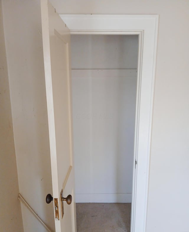 view of closet