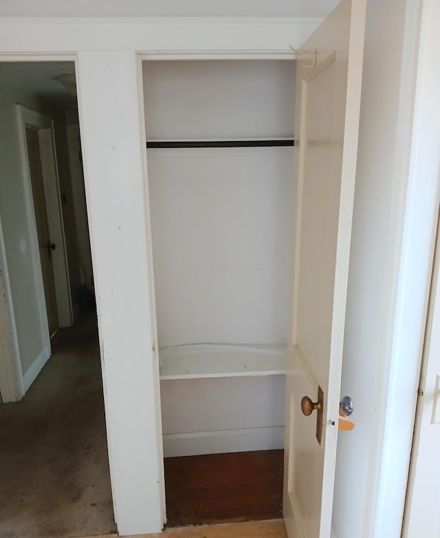 view of closet