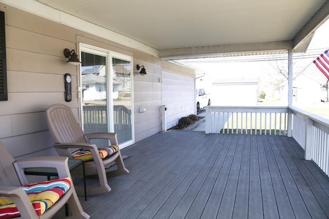 view of deck