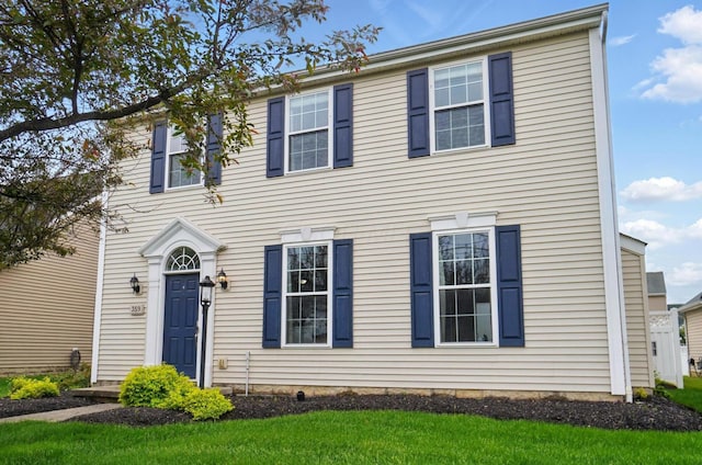 359 W Waterloo St, Canal Winchester, OH 43110 - colonial inspired home featuring a front lawn