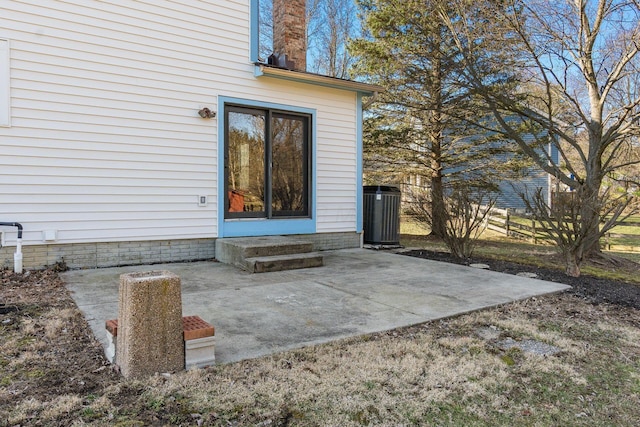 entrance to property with central AC