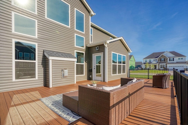 5511 Timber Heights Ln, Grove City, OH 43123 - deck featuring outdoor lounge area