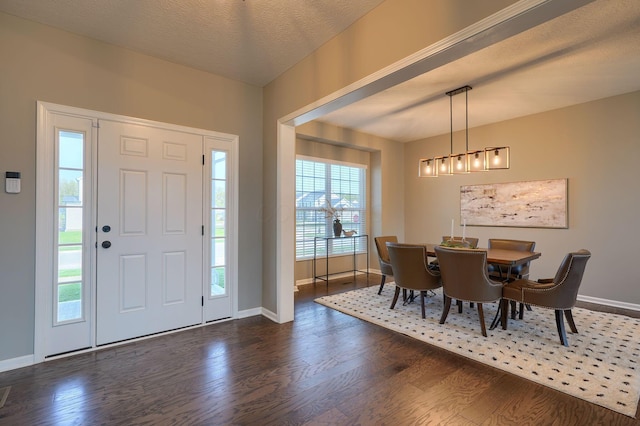 5511 Timber Heights Ln, Grove City, OH 43123 - foyer entrance featuring baseboards and dark wood-style floors